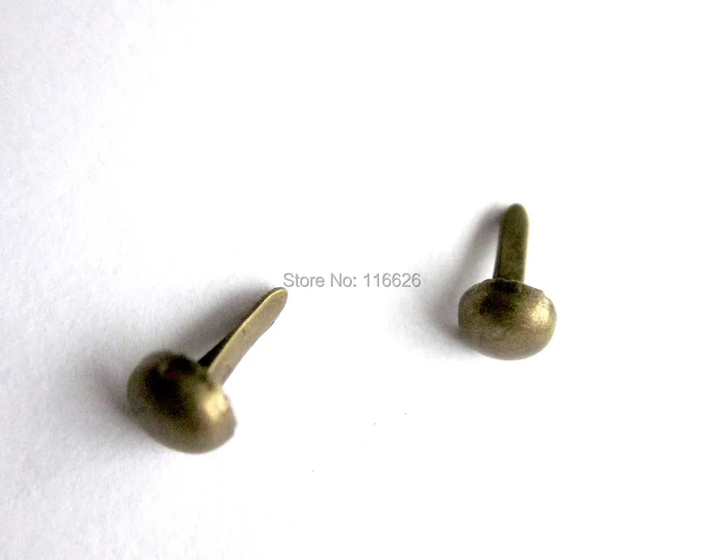 500 шт./лот античные латунные Мини-металлические гвозди сделай сам диаметром 4 5 мм