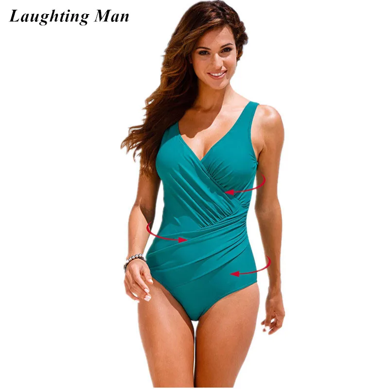 Женский слитный купальник Laughting Man винтажный купальный костюм в стиле ретро