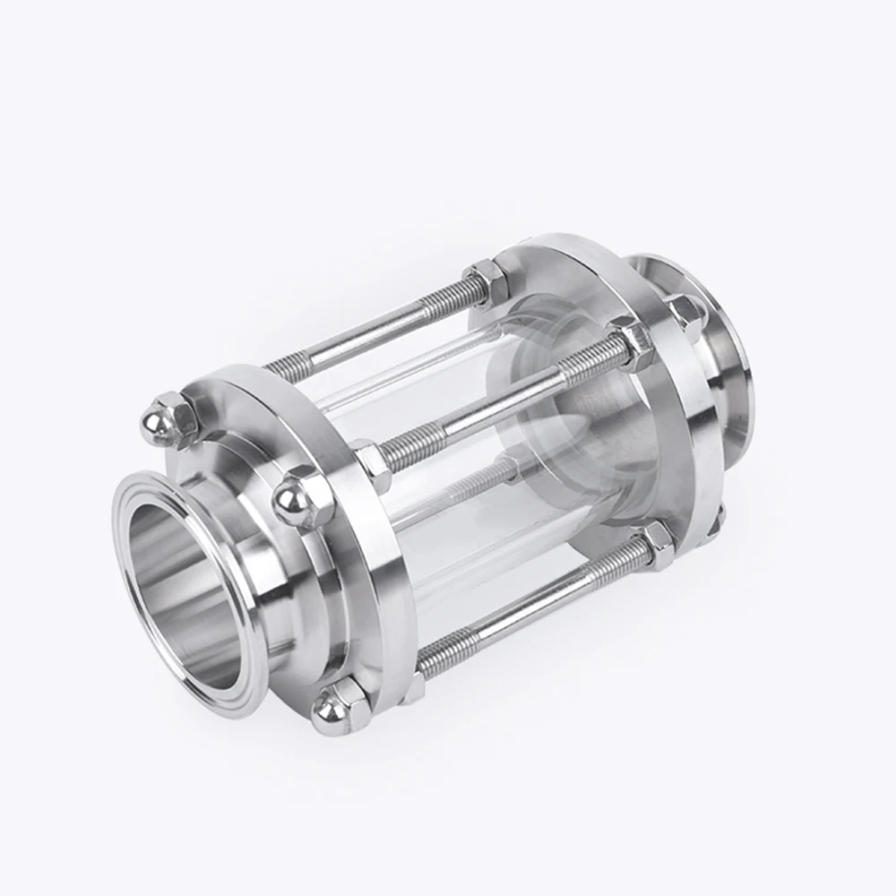 Зажим Tri Clamp SUS316L санитарный стеклянный диоптрий для домашнего пивоварения 19/25/32/38