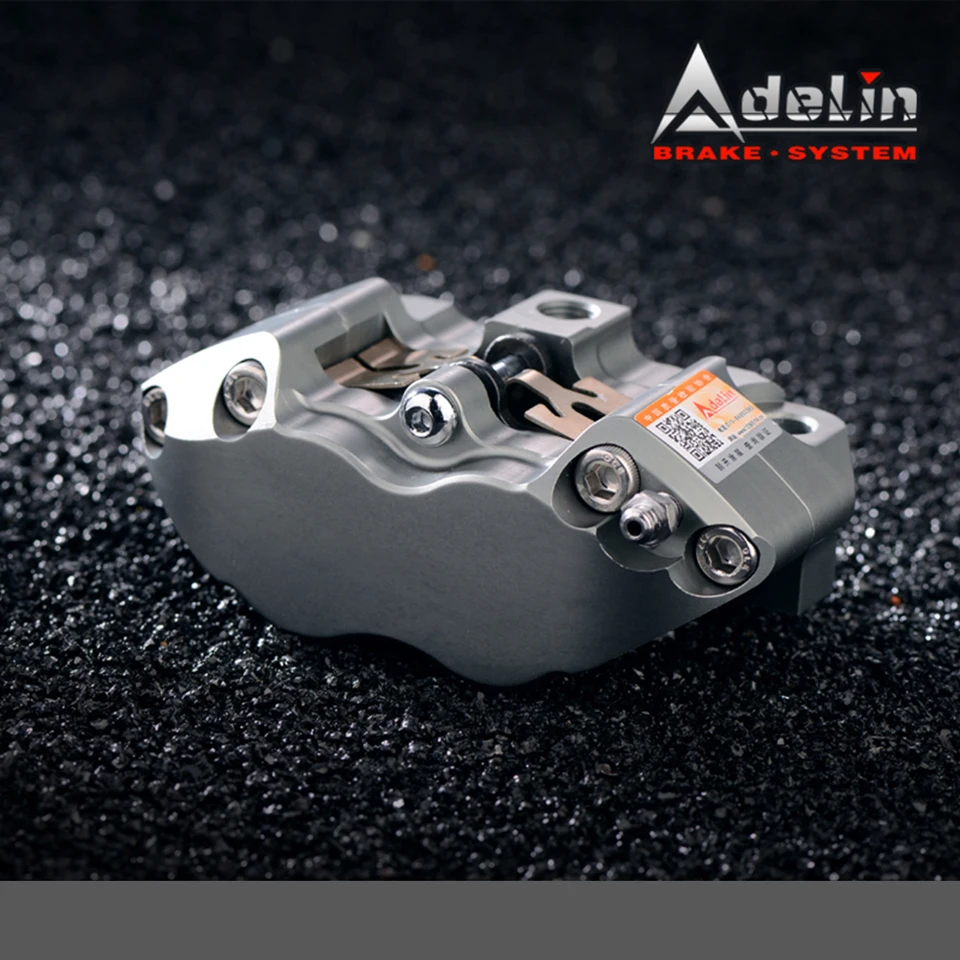 Adelin CNC ADL-4 мотоцикл 25 мм x 4 поршневой тормозной суппорт насос 82 мм крепление для BWS Yamaha скутер изменить
