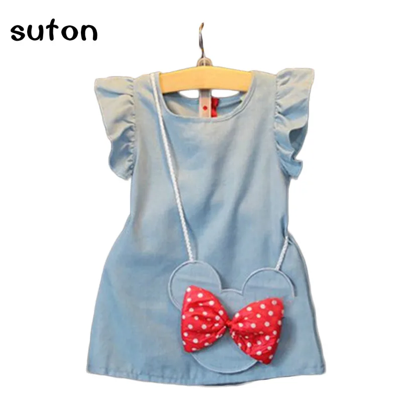 Сутон Детское платье для девочек 2018 новые летние модное симпатичное принцессы +