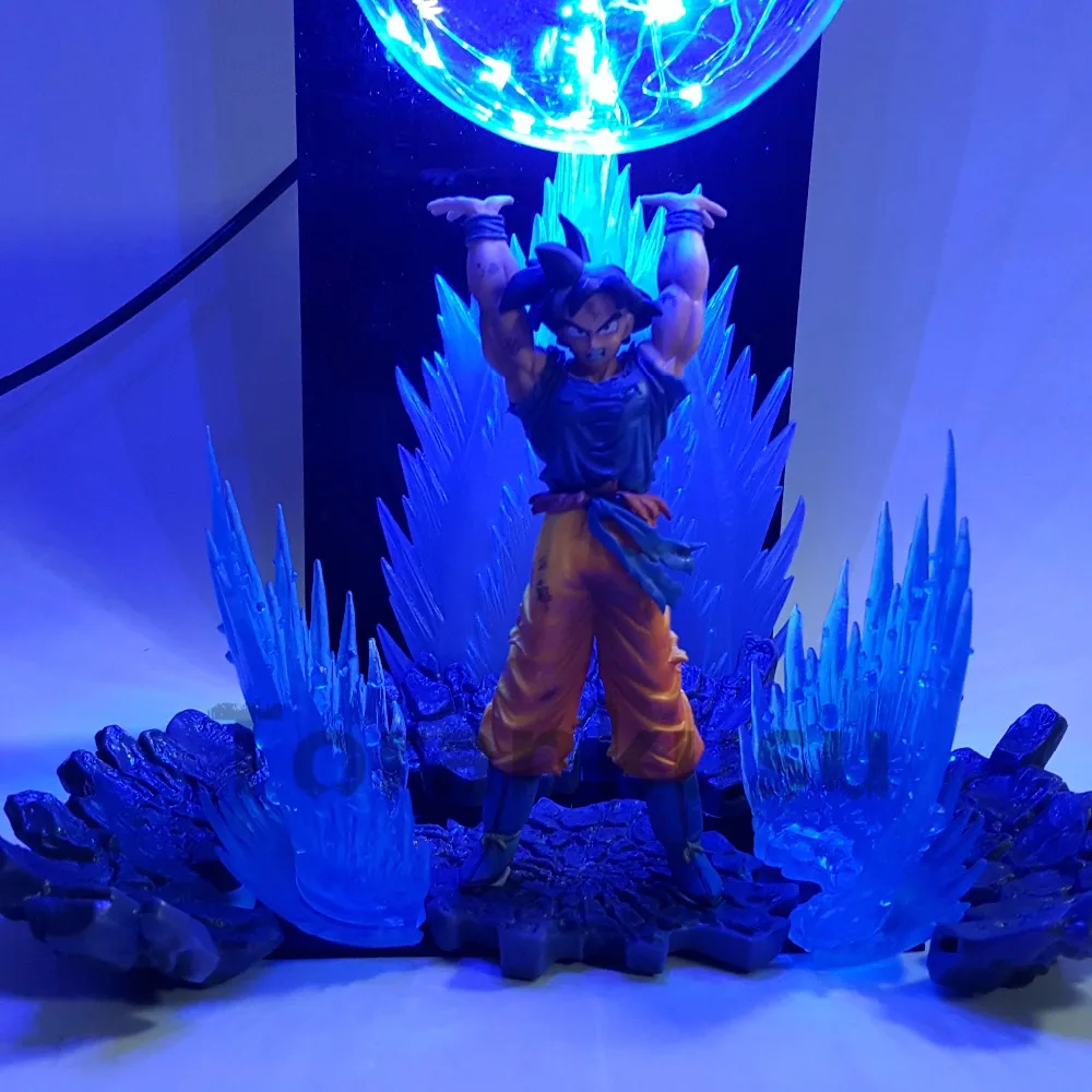 Сон Гоку бомба духов DIY светодиодный Ночные огни Аниме фигурки из игры Dragon Ball DBZ