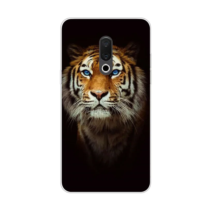 Чехол для Meizu 15 plus силиконовый чехол-книжка с рисунком из мягкого ТПУ Защитные