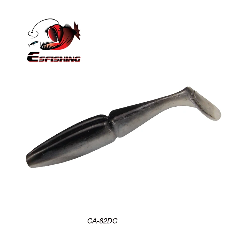 CA82DC Рыболовные приманки ESFISHING Easy Shiner,, мягкие пластиковые приманки, 70 мм, 6 шт., приманка для форели, аксессуары для рыбалки, лучшие приманки - Цвет: CA82DC