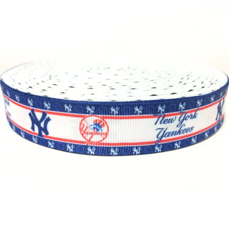 

Baseball Printed Grosgrain Ribbon 22mm Sport Webbing Handmade Dog Collar Hairbows Keychains Scrapbooking Cintas Craft 7/8''inch