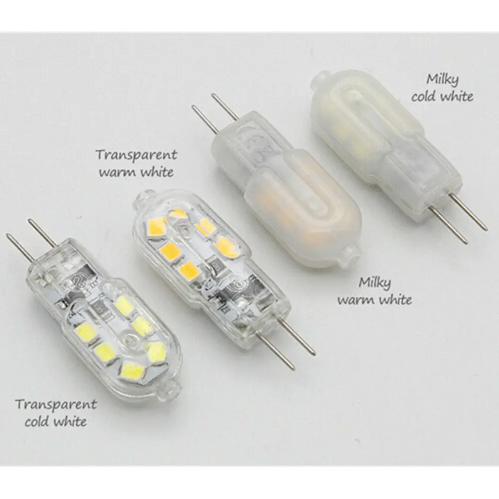 DIY 5/10 шт. мини G4 Светодиодная лампа 3 Вт AC/DC12V Высокая яркость SMD 2835 для