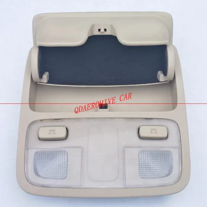 QDAEROHIVE подлинный OEM 928502E000XU карта лампа бежевого цвета для HYUNDAI Tucson JM 2005 2009|Козырьки