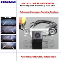 auto intelligentized reverse camera for volvo s40 s40l v50 20052012 rear view backup hd ccd 13cam dynamic guidance tracks