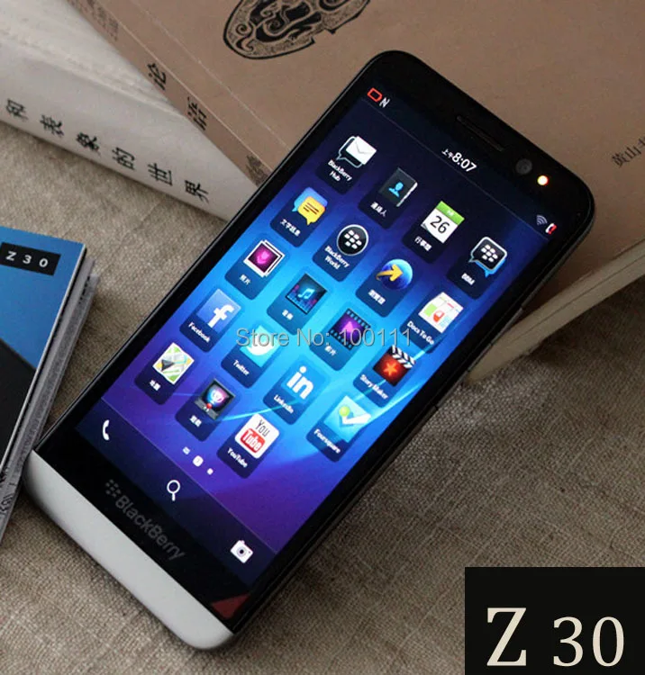 BlackBerry Z30 мобильный телефон Восстановленный с черным цветом 5 0 дюймовыйсенсорный