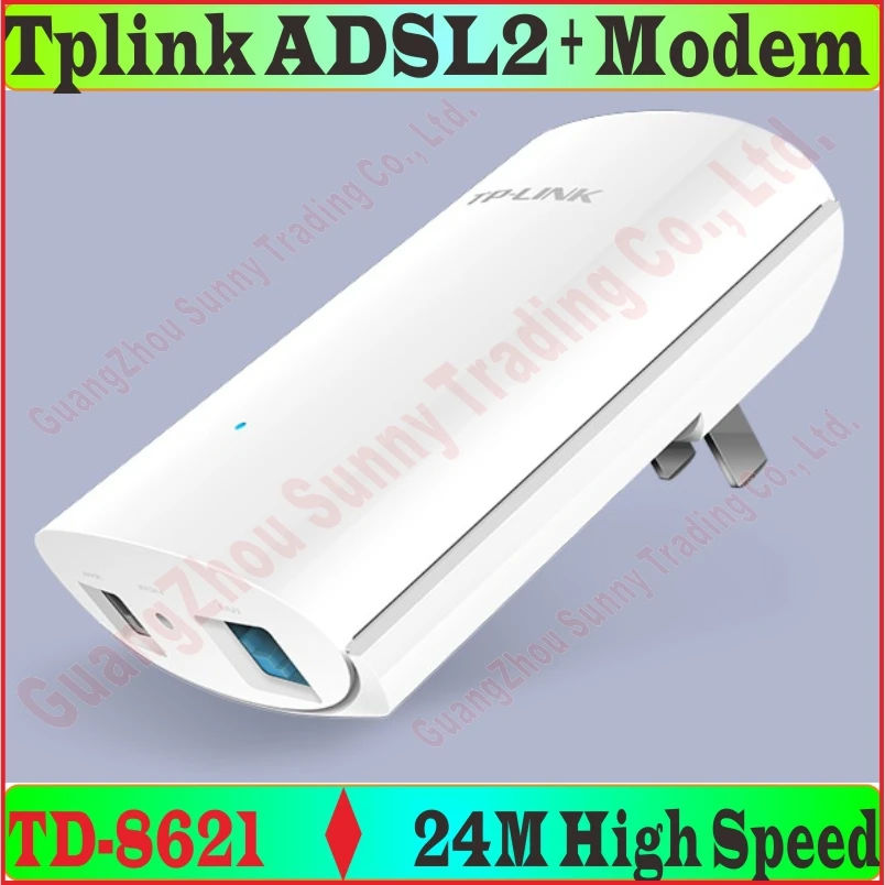 TP Link Супер Мини ADSL модем 24 м высокоскоростной DSL Интернет Модем 2 + с портом LAN без
