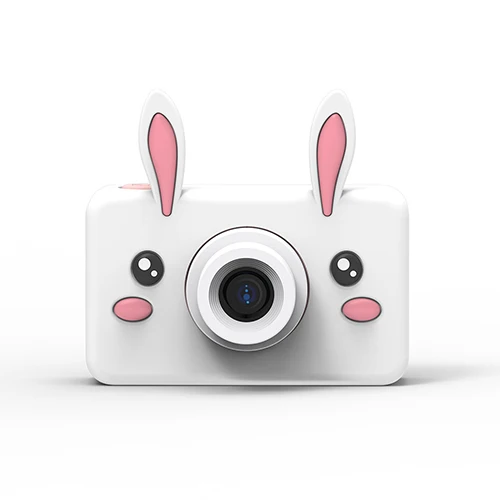 8.0MP HD детская Мини Цифровая видеокамера портативная видеокамера с 2," ЖК-экраном с мультяшными наклейками подарки для детей Fotografica - Цвет: Серебристый