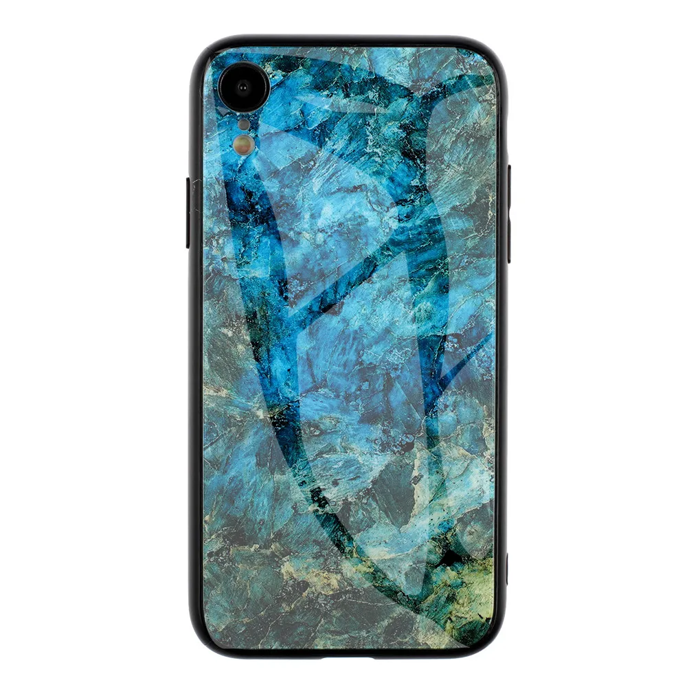KISSCASE Luxury Glass Marble Case For iPhone 8 7 6S 6 Plus XS Max XR X 10 11 Pro Silicone Capinhas Coque Fundas |
