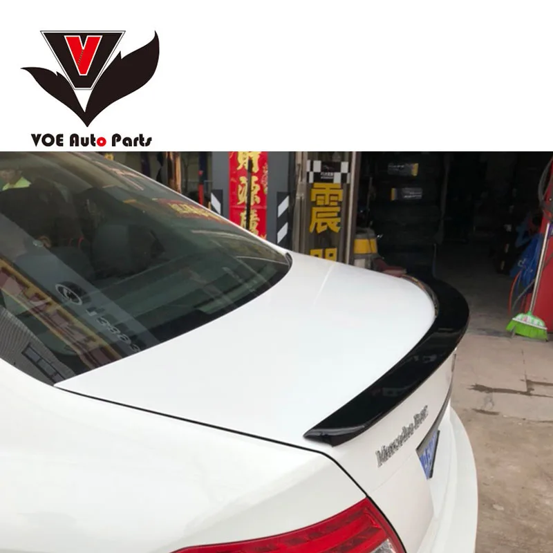 Спойлер для заднего крыла W204 из АБС пластика Mercedes Benz C class C180 C200 C280 C300 C260 2008