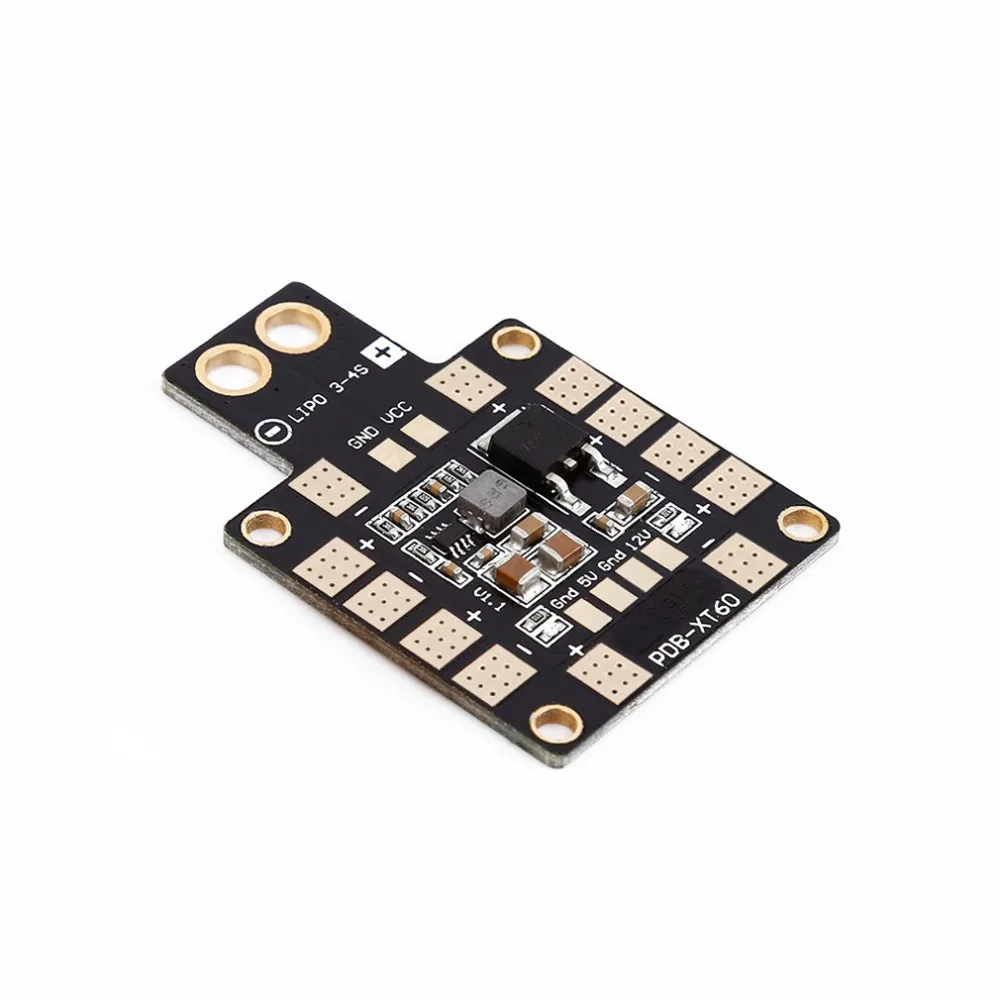 Мини блок питания PDB XT60 распределительная плата с BEC 5V 12V для FPV дрона