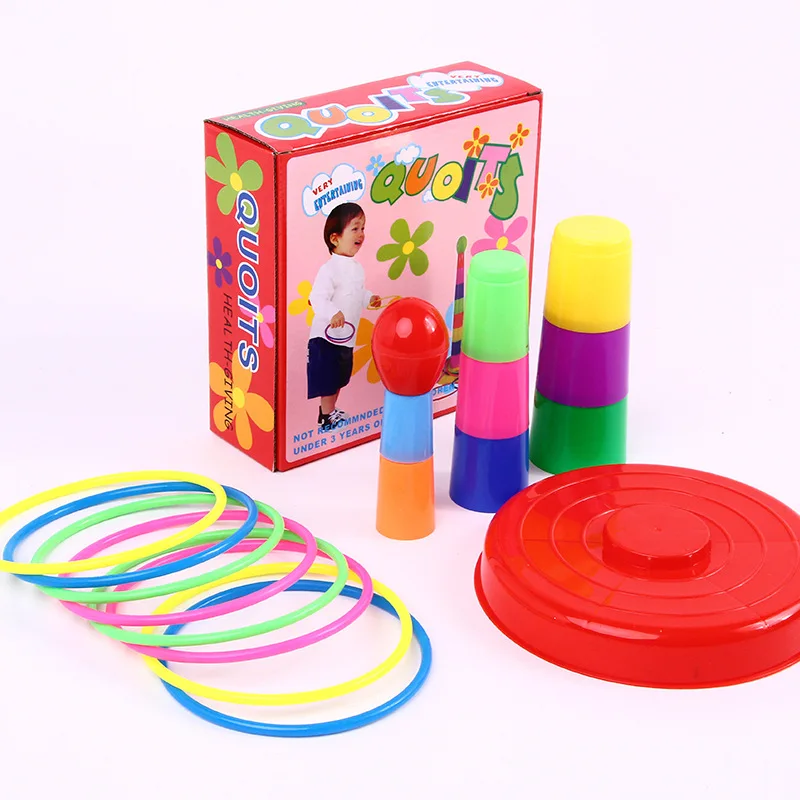 Mixed Color Quoits Blocks Creative Tower Stacked Toy Brick Children Play Rings Simple Baby Relaxing Toys | Игрушки и хобби