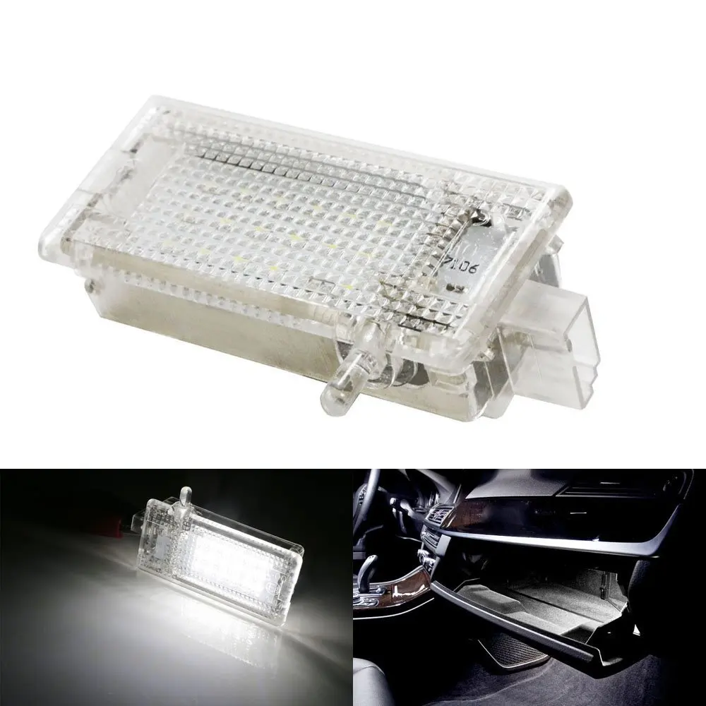 LED Glove Box Light Assembly For BMW 1 3 X1 X3 X5 Series MINI Cooper OEM Replacement Xenon White Error Free | Автомобильные фары