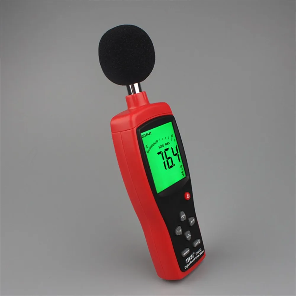 TA8152 Sound Level Meter Digital Noise Tester 30-130dB Decibel Monitoring Meters with Bracket | Инструменты