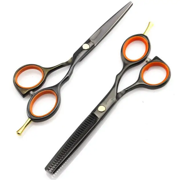 5.5&quot hair scissors japanese hairdressing thinning shears sissors professional barber set ciseaux | Красота и здоровье