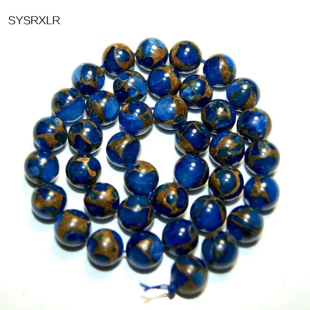 Оптовая продажа бусины Высокого Качества из Натурального синего золота