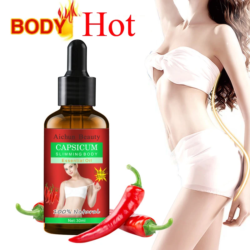 

Aichun Chili Slimming Massage Oil 30ml Fast ose Weight And Fat Burning Slimming Body Creams For Anti Cellulite Weight Loss