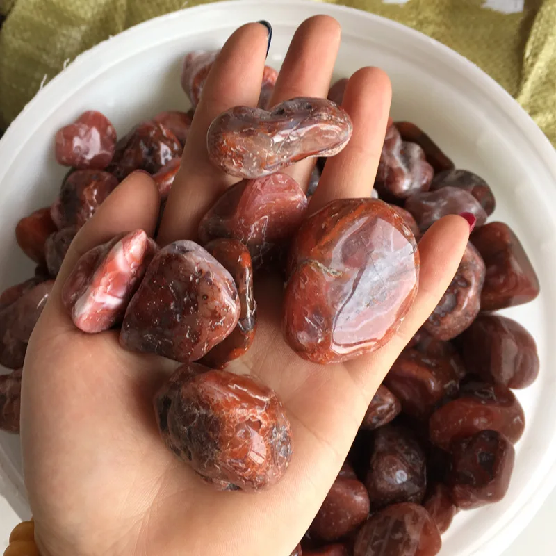 50 г натуральные кристаллы Nanjiang сердолика красный агат искусственные каменные