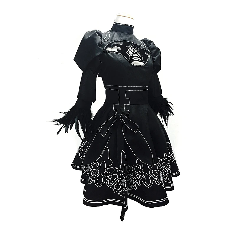 Игра ниус: Automata YoRHa No. 2 Тип B Костюм 2b Косплей Хэллоуин вечевечерние НКА полный