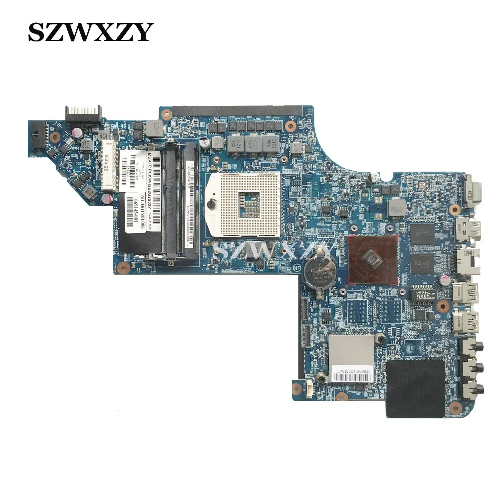 665346-001 для hp Pavilion DV6-6000 оригинальная материнская плата ноутбука с HM65 HD6750/1G GPU DDR3