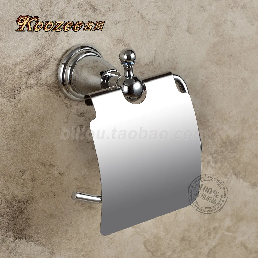 Furukawa настоящий античный полностью медный хромированный держатель для туалетной