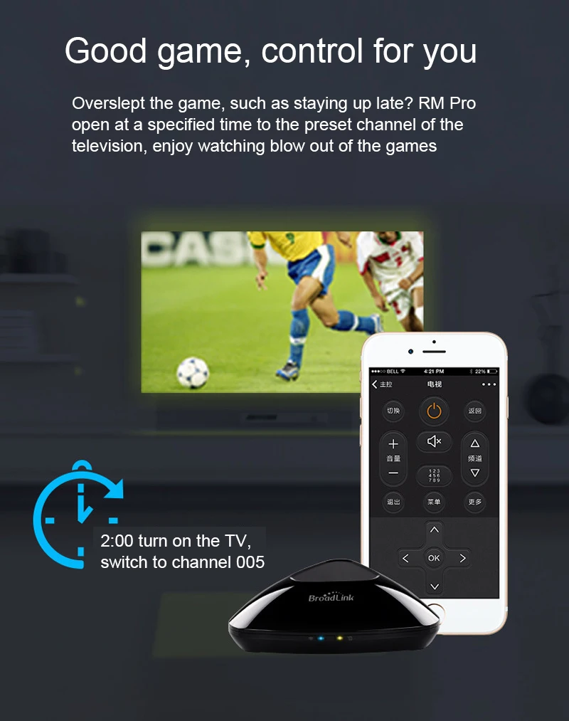 Улучшенная версия Broadlink Rm Pro Smart Home Automation Wifi+ ir+ rf+ 4g универсальный контроллер для Ios Android