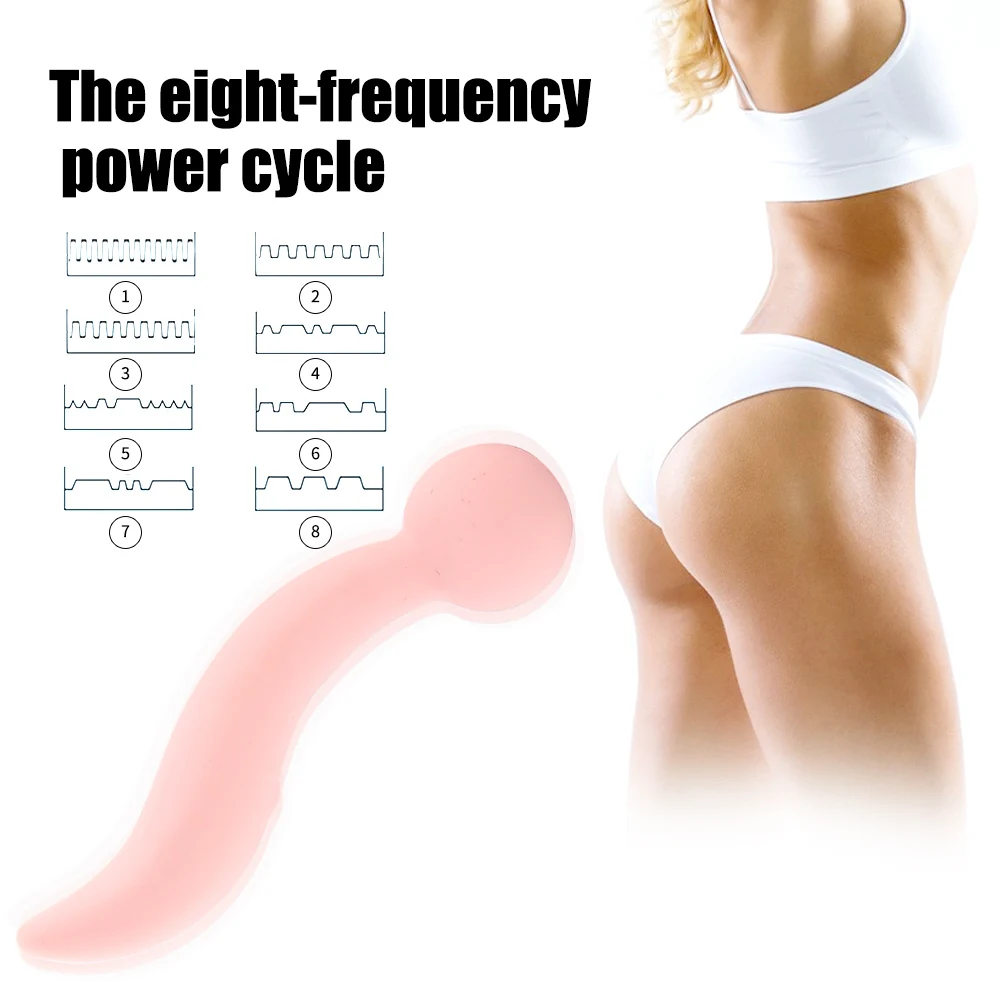 Vibefun G spot вибратор в форме языка для женщин водостойкий 8 режим USB перезарядка