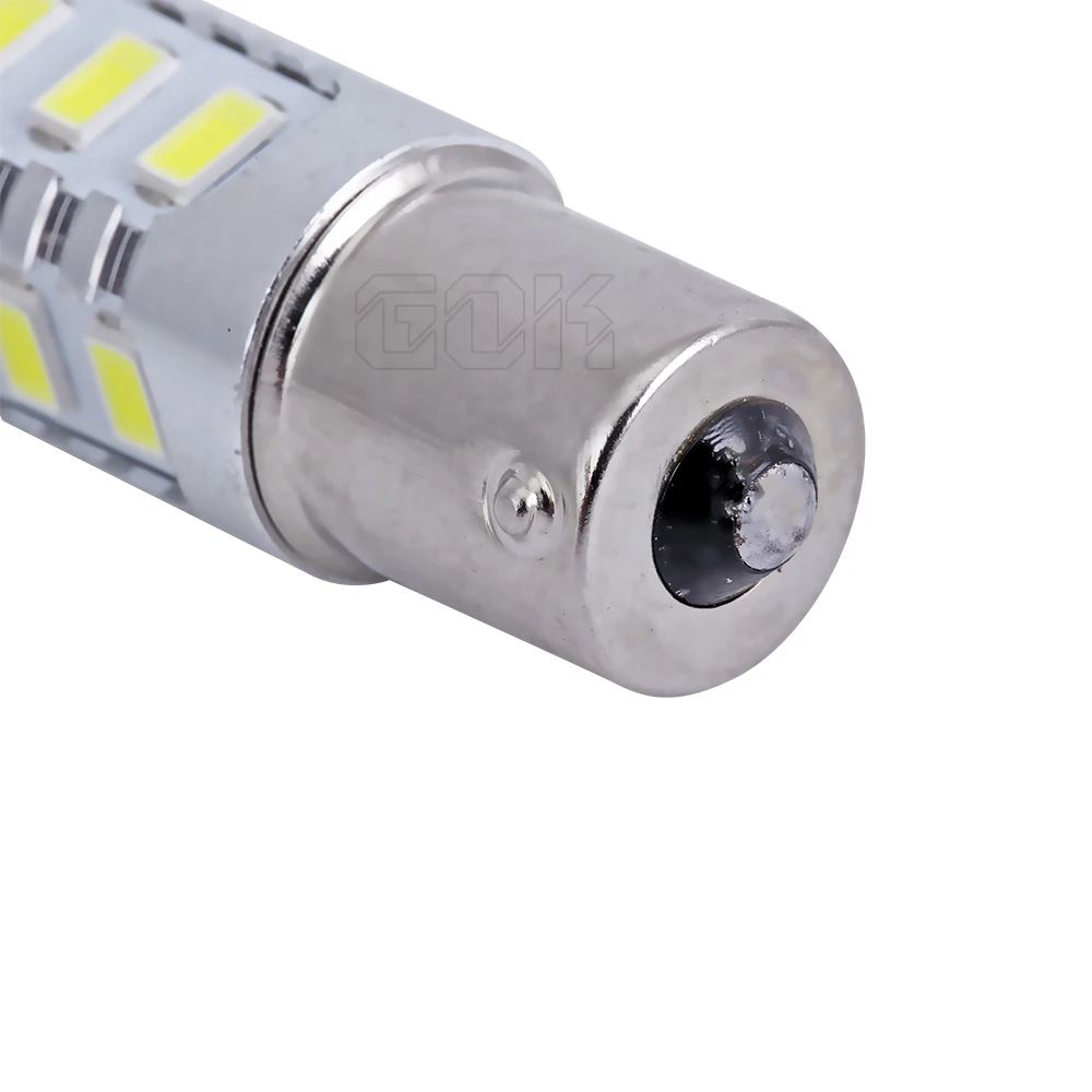 2 шт./лот супер яркие белые светодиодные лампы высокой мощности P21W BA15S 5730 SMD 1156 для