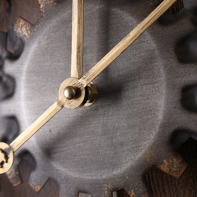 2016 ручной работы 3D круглые винтажные настенные часы для дома гостиной украшения