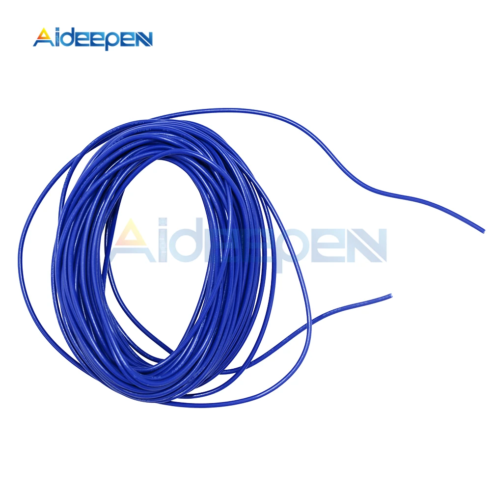 Синий 10 метров UL 1007 провод 24AWG ПВХ изолированный электрический кабель Монтажный