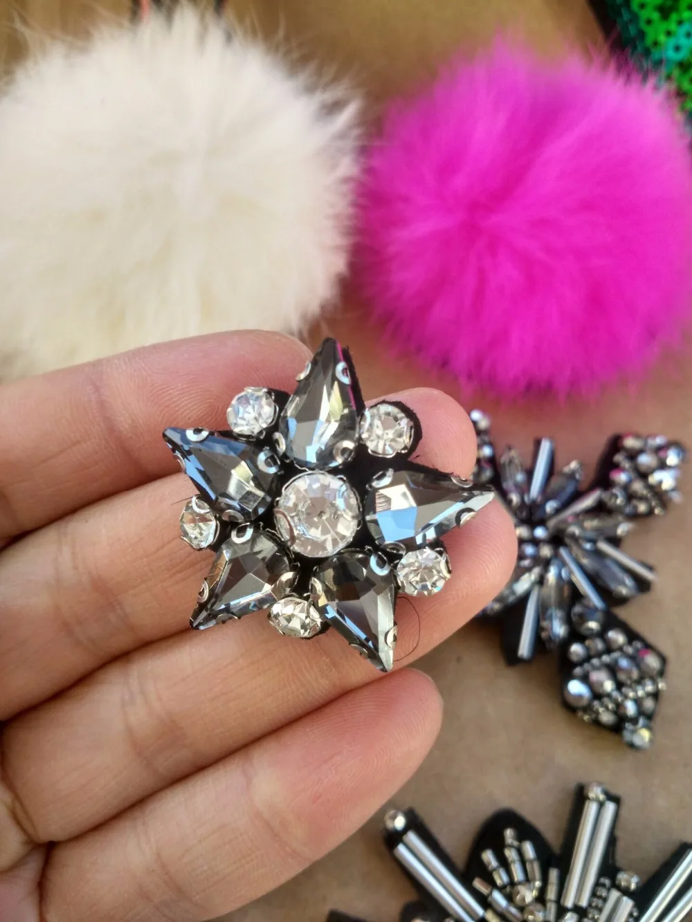 5 шт. аппликация для одежды обуви сумки|beaded patches|decorative patchespatches for clothing |