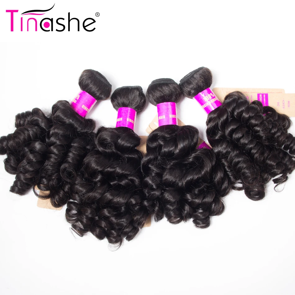 Натуральные волнистые волосы Tinashe 4 пучка Remy для наращивания свободные