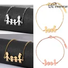 Браслет из нержавеющей стали, с шармами, для мужчин и женщин