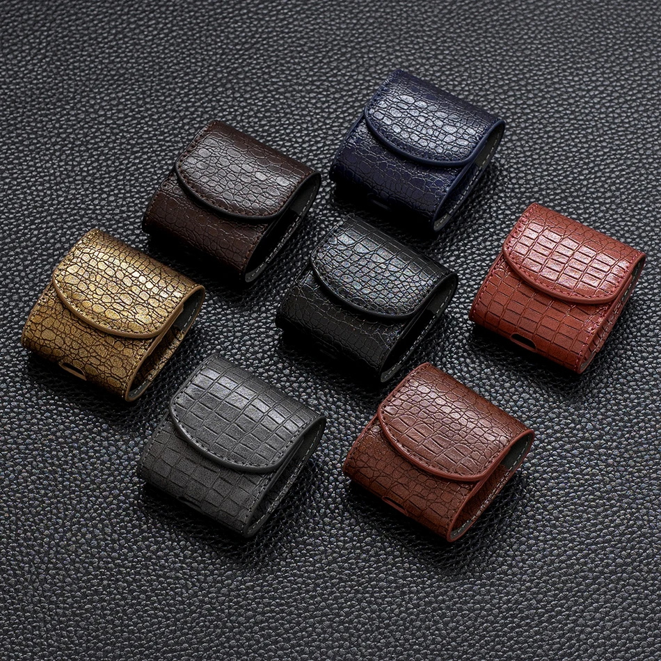 

Crocodile Pattern Bluetooth Wireless Earphone Case For AirPods Protective Cover Skin Accessories for Apple Airpods Charging Box