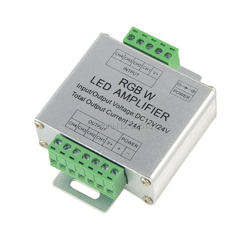 24A RGBW Amplifier input DC12-24V for RGBW LED strip lights input 576W