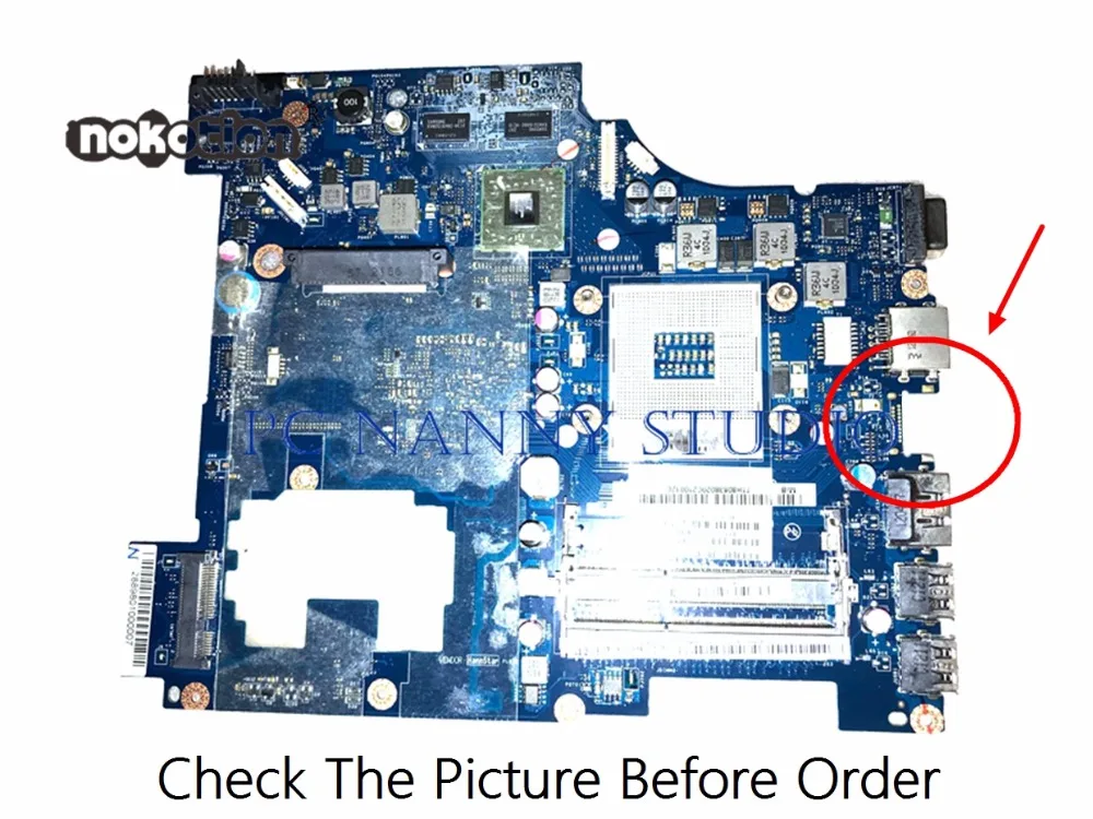 Pananny для lenovo Ideapad G570 PIWG2 LA-6753P HM65 DDR3 ноутбук материнская плата Рабочая | Компьютеры и
