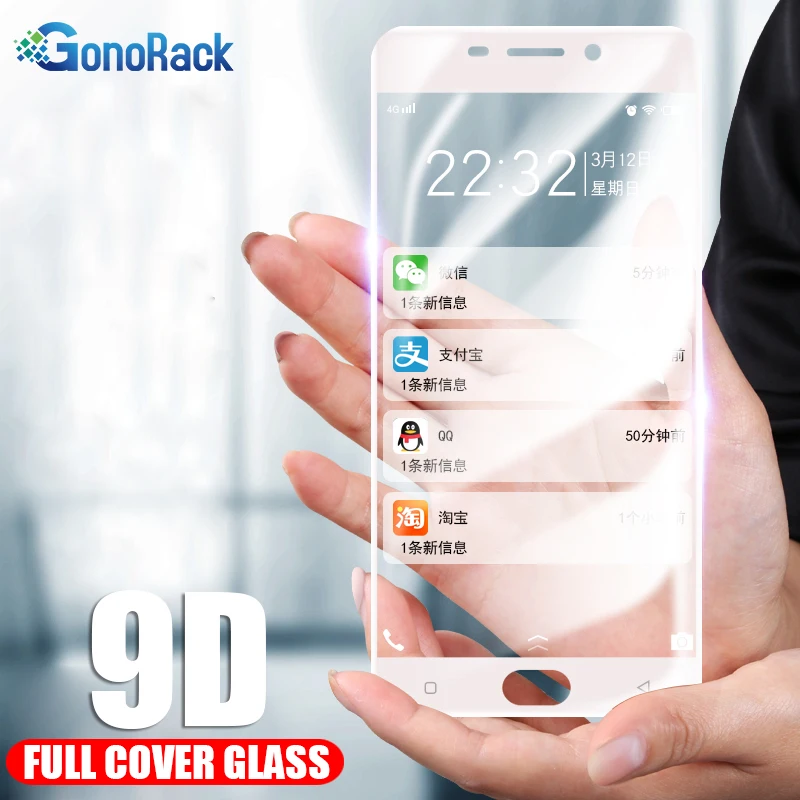 9D закаленное стекло для OPPO A37 A59 A71 A73 A79 A83 R9 Plus R9S защитное на Realme 2 Pro U1 защитная