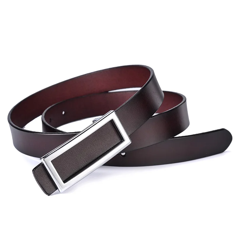 Silver buckle coffee Брендовый женский ремень из натуральной кожи для джинсов, золотой, серебряный ремень с пряжкой, высокое качество, повседневный пояс, Модный женский ремень, pasek damski - Цвет: Silver buckle coffee