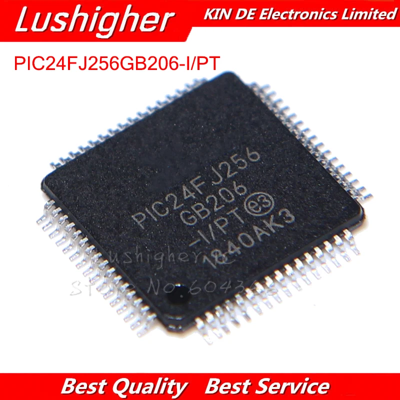 

10 шт. PIC24FJ256GB206-I/PT QFP PIC24FJ256GB206 QFP64