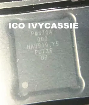 Чип питания PM670 000 001 PM670A PM670L 01 PMD9607 чип IC штыри для реболлинга трафарета PM BGA