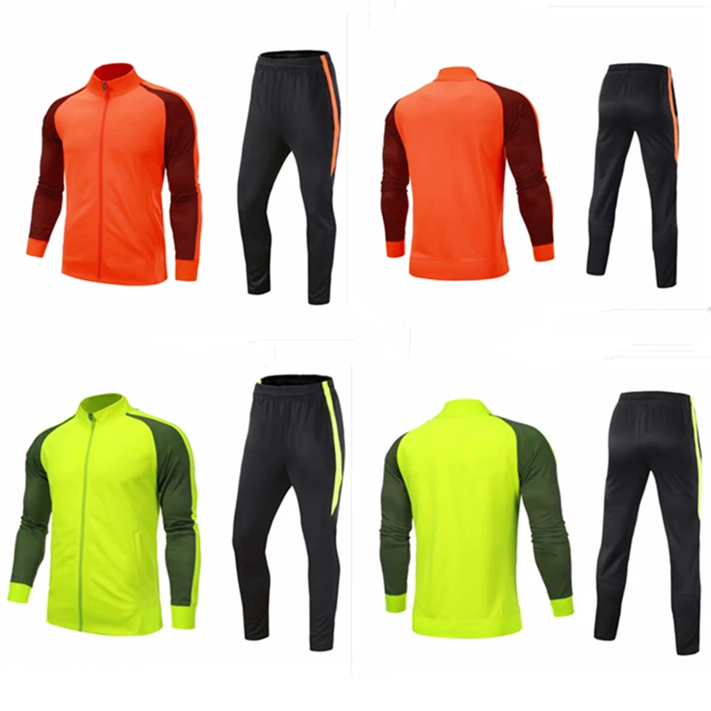 

ZMSM Teens adult Autumn Winter Tracksuit Running Sets Soccer Jackets Pants Outdoor Jogging Fitness Coat Football Training suit