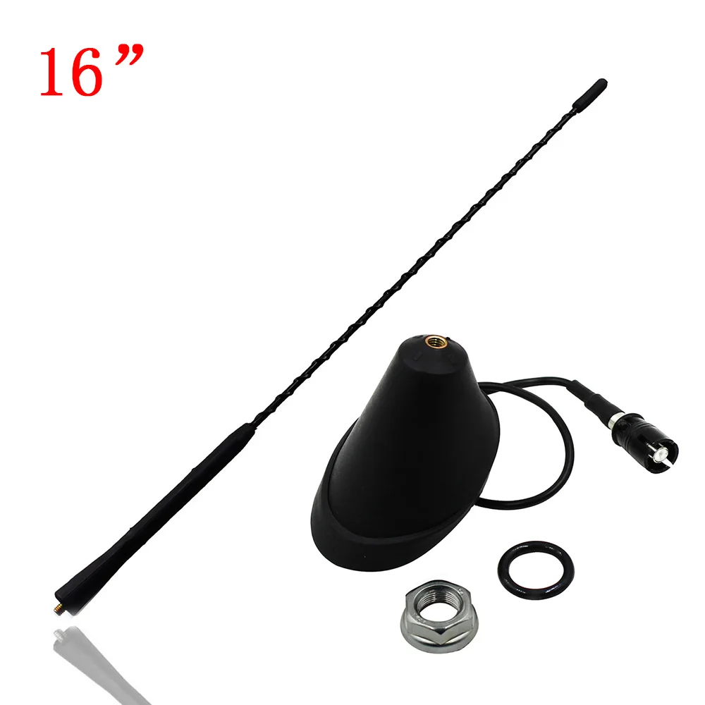 16 &quotантенна радио антенна мачта на крышу кнут + База для VW Jetta Golf GTI Passat Beetle Cabrio Corrado