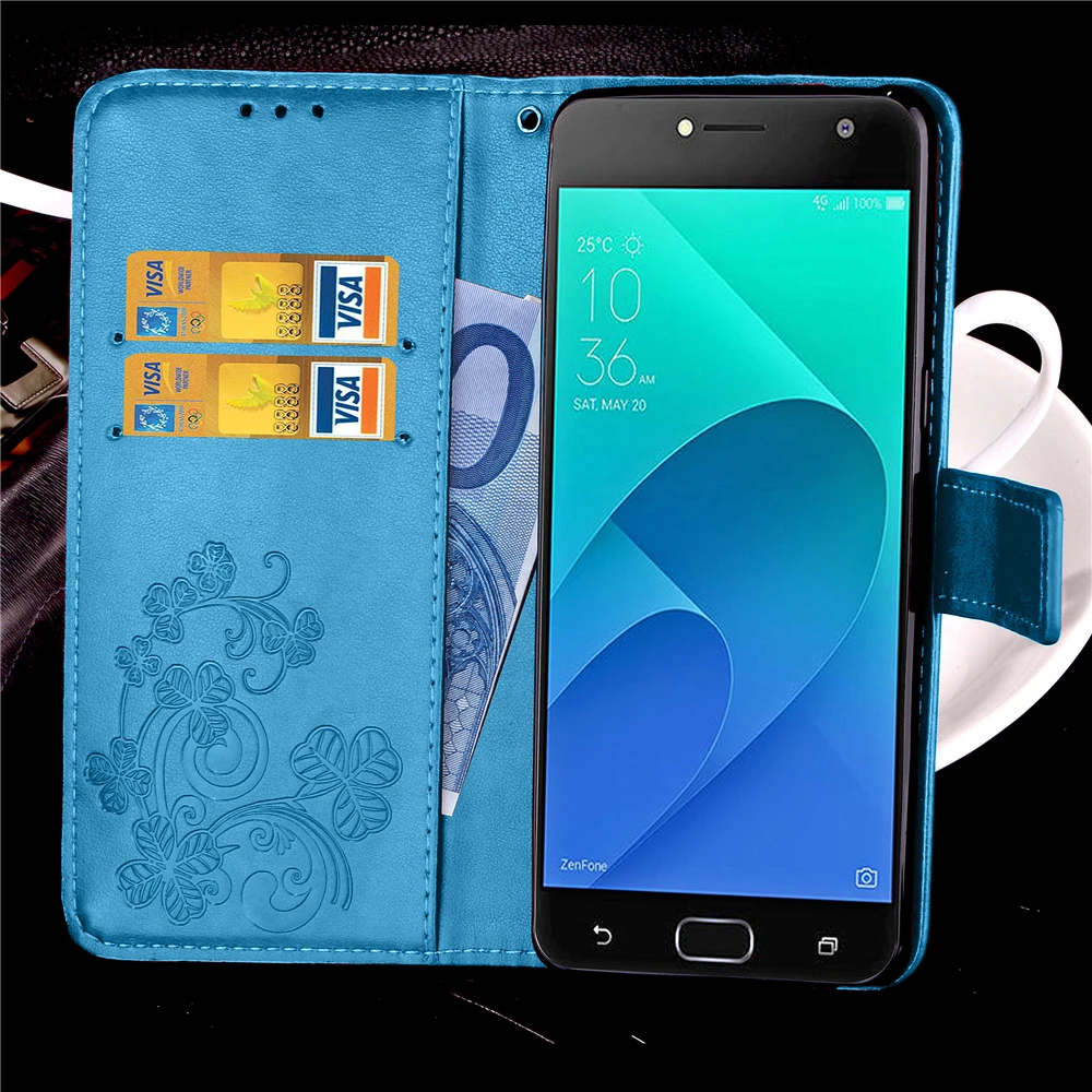 Чехол-книжка для ASUS ZenFone 4 Selfie Pro ZD552KL, чехол-кошелек, кожаный чехол для телефона, чехол для ASUS ZenFone 4 Selfie Pro Z01MD Z01MDA