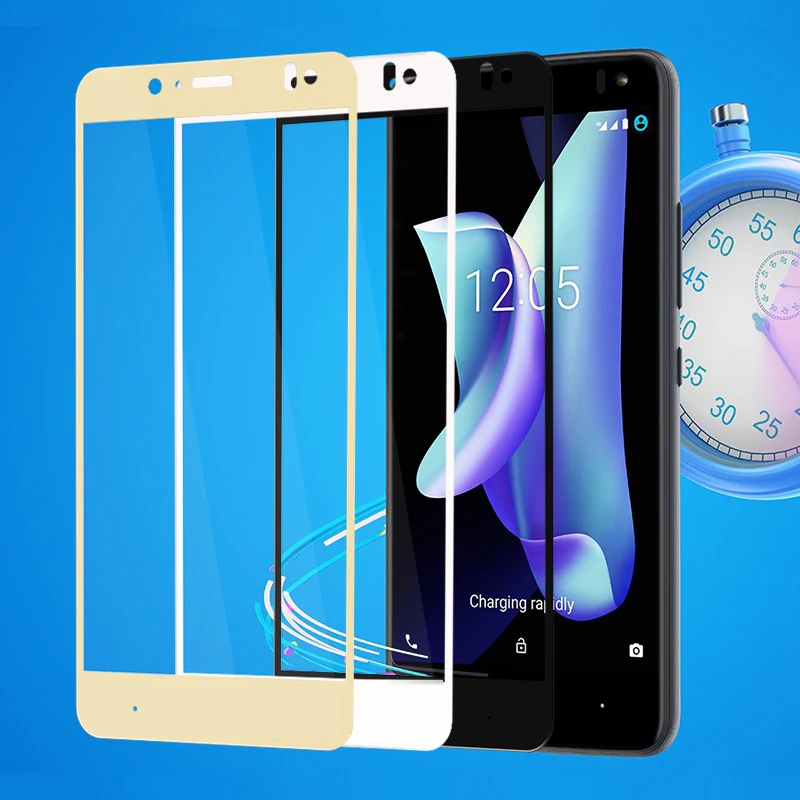 10pcs/lot 3D Tempered Glass For BQ Aquaris V Full Cover 9H Protective film Screen Protector Plus | Мобильные телефоны и