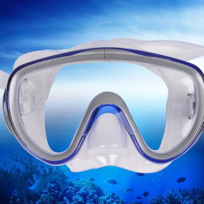 Adult Large Professiona Frame diving silicone Mask High Definition Snorkeling Diving Goggles equipment men women |