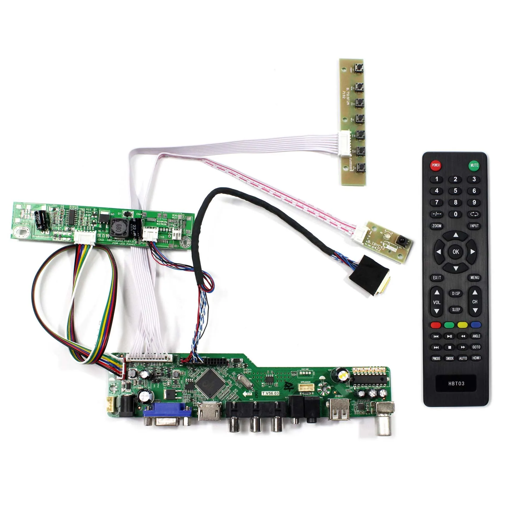 T.V56.03 LTN097XL01 B01 LP097X02 SLQE SLA5 HD MI VGA AV USB RF ЖК дисплей плата контроллера 1024x768