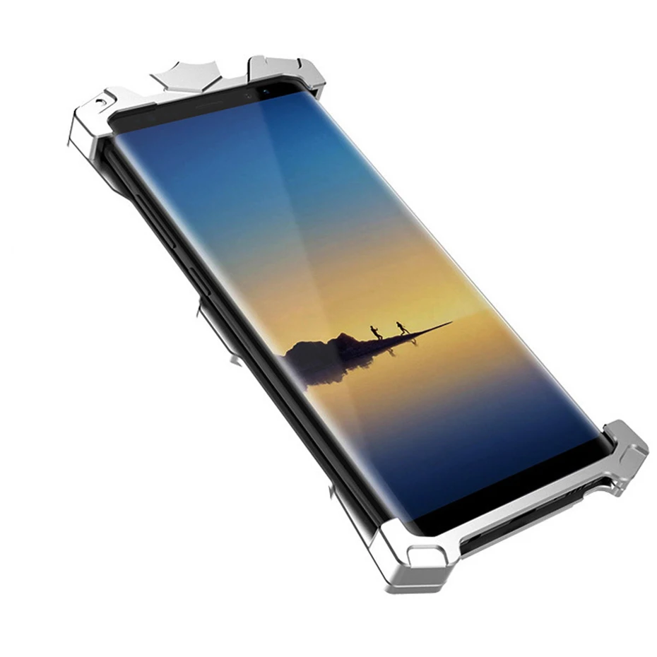 Роскошный противоударный чехол Zimon для samsung note 9, металлический алюминиевый чехол для телефона samsung Galaxy note 9, Жесткий Чехол